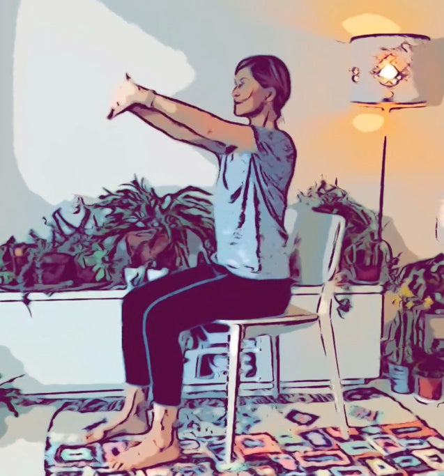Yoga sur Chaise - vidéo