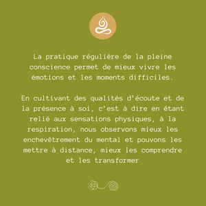 MÉDITATION peine conscience