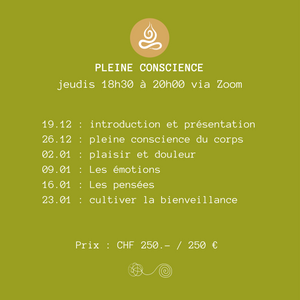 MÉDITATION peine conscience