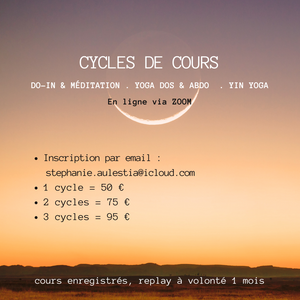 COURS en ligne : YIN Yoga