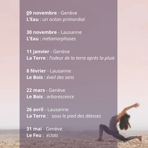 Cycle ATELIERS Yoga