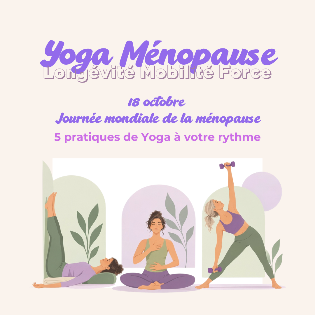 COURS YOGA MENOPAUSE (en ligne)