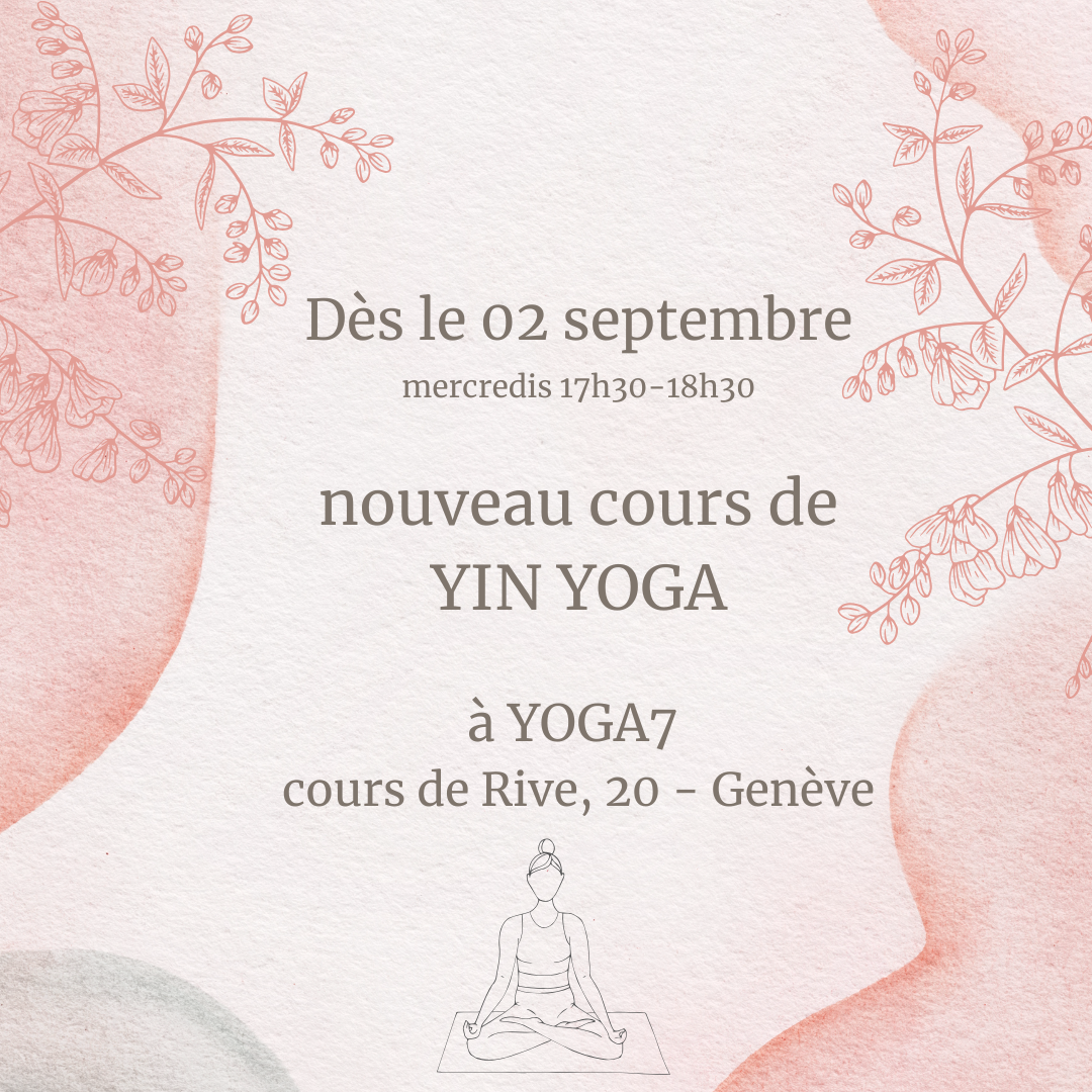 COURS YIN Yoga - Genève